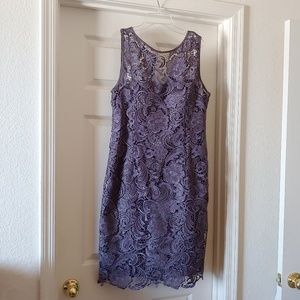 Adrianna Papell charcoal gray